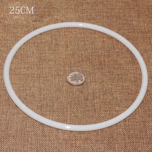 Кольцо «Ловец снов» DIY Аксессуары Пластиковые ремесла прочный круглый белый большой обруч