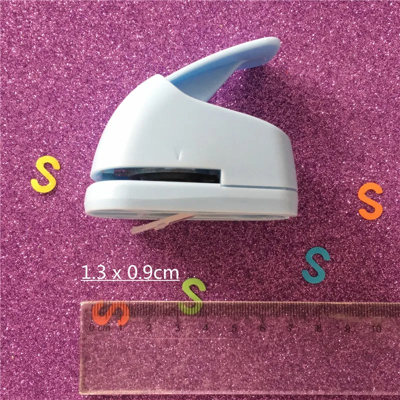Бесплатная доставка алфавит S shaped save power paper/eva craft punch скрапбук ручной работы