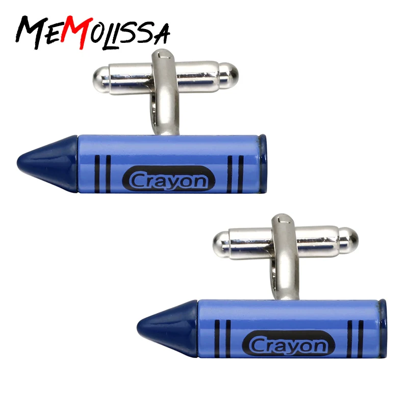 

MeMolissa Luxury футболка синего цвета с рисунком из мультфильма Аниме Crayon дизайн запонки на кнопках мужские запонки манжеты с запонками высокое к...