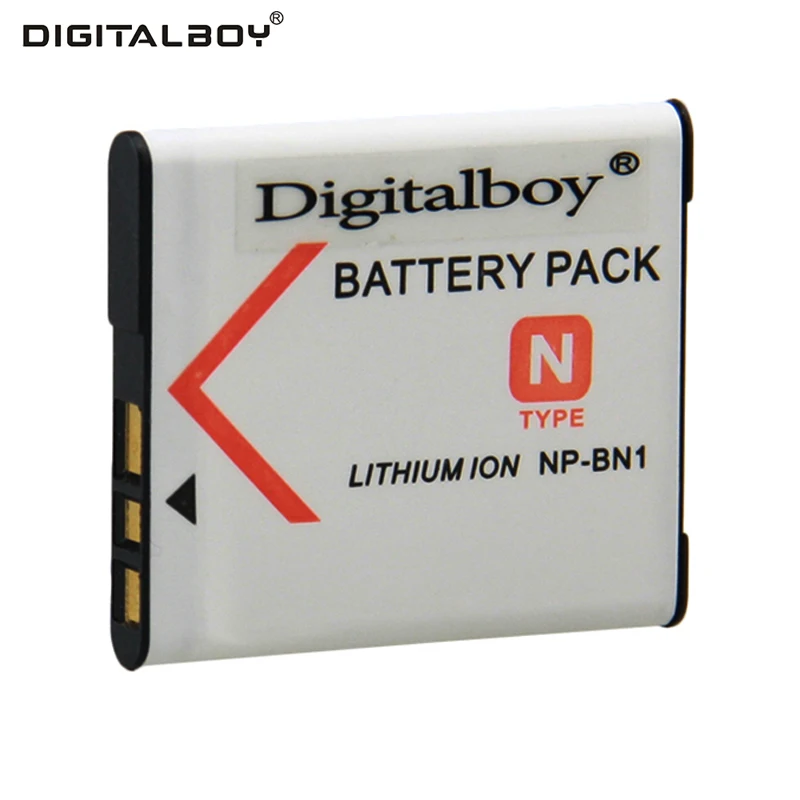 Digitalboy Фирменная Новинка 2 шт. NP-BN1 np bn1 NPBN1 Перезаряжаемые Батареи для камеры Sony