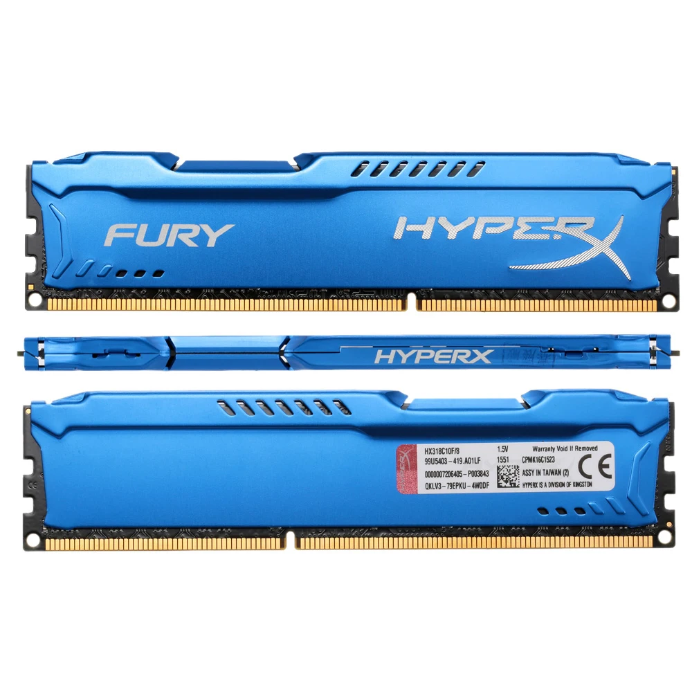 Kingston HyperX DDR3 4 Гб памяти FURY 4 Гб оперативной памяти ddr3 1866 МГц память DDR3 CL10 для настольных ПК Playerunknown's battlegrounds Gaming
