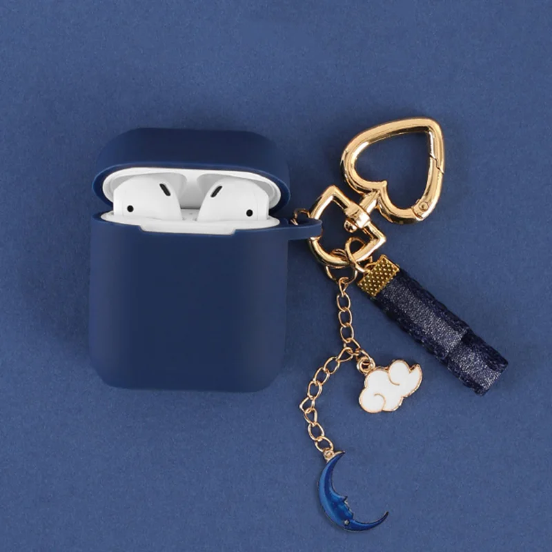 Чехол для Apple Airpods чехол милый защитный Bluetooth беспроводные наушники AirPods мягкая