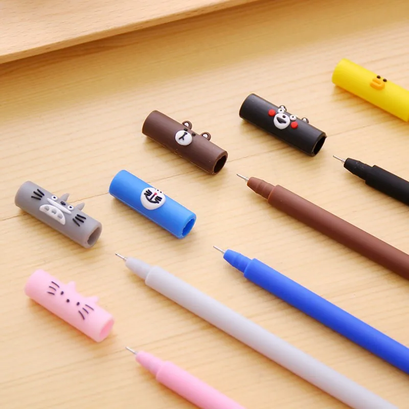 1 шт шариковая ручка канцелярские милые с героями мультфильма Тоторо и черными