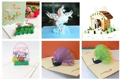 400 шт. 3D открытка с далматинским домиком на день рождения необычная праздничная