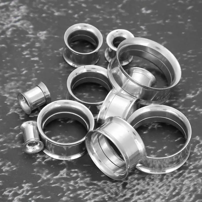 3Pcs Ear Gauges Earring Tool Kits Stainless Steel Ear Flesh Tunnel Plug Expander Stretcher Makeup Accessories Tools