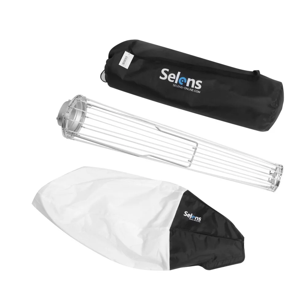 

Selens 50/65/80 cm Collapsible Sphere Softbox Paper Lantern Ball Shape Globe Diffuser w/ Bowens Mount for Studio Flash Strobe