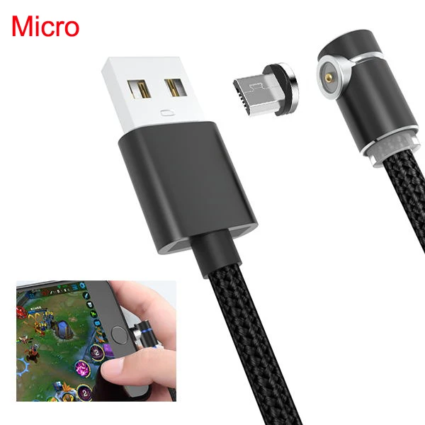 B-Micro-Black CBAOOO 1 м 2 м микро USB кабель Магнитный кабель для iphone Быстрая зарядка usb type C Android мобильный телефон Быстрая зарядка Магнитный шнур - Цвет: B-Micro-Black