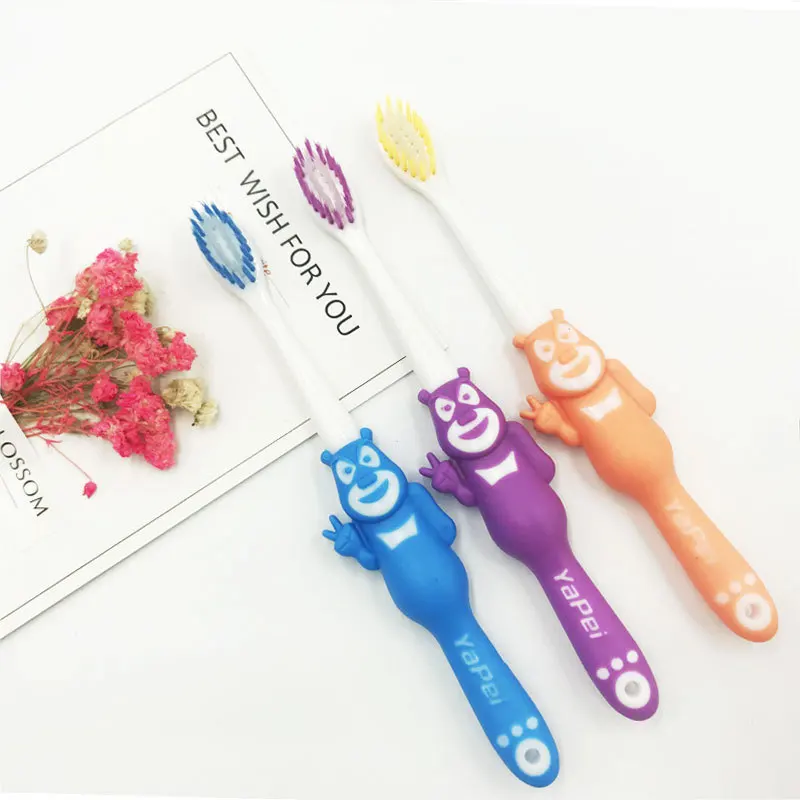 Детская бамбуковая зубная щетка 1 шт. уход за зубами отбеливающий язык очиститель