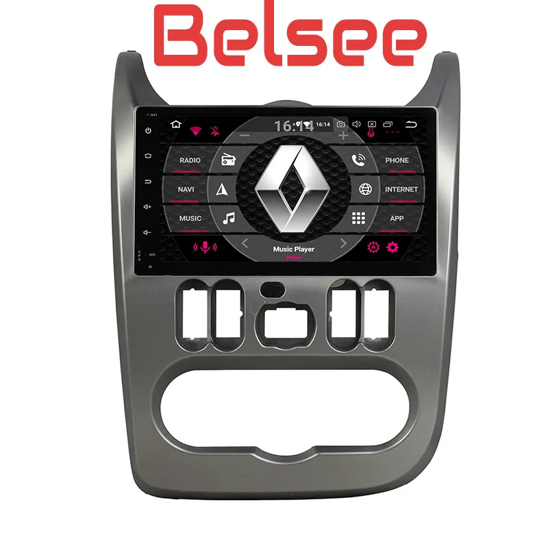Автомагнитола Belsee 9 &quotIPS экран Восьмиядерный 4 Гб PX5 Android 8 стерео GPS Bluetooth Авторадио