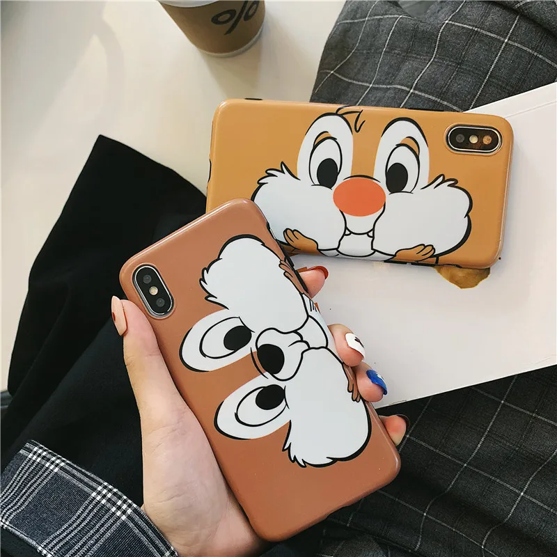 Cute cartoon anime squirrel phone case For iphone Xs MAX XR X 6 6s 7 8 plus Funny Chitty Titi silicone back cover Fundas |