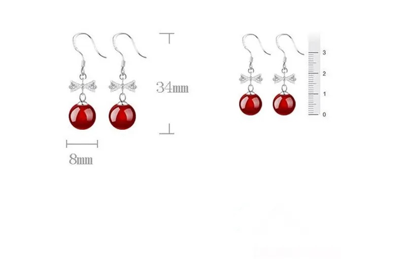Женские серьги капельки LUKENI модные из серебра 925 пробы с черными кристаллами