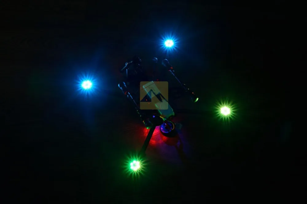 Matek RGB LED CIRCLE X8-16V 7-цветная световая панель/навигационные огни для DIY квадрокоптера
