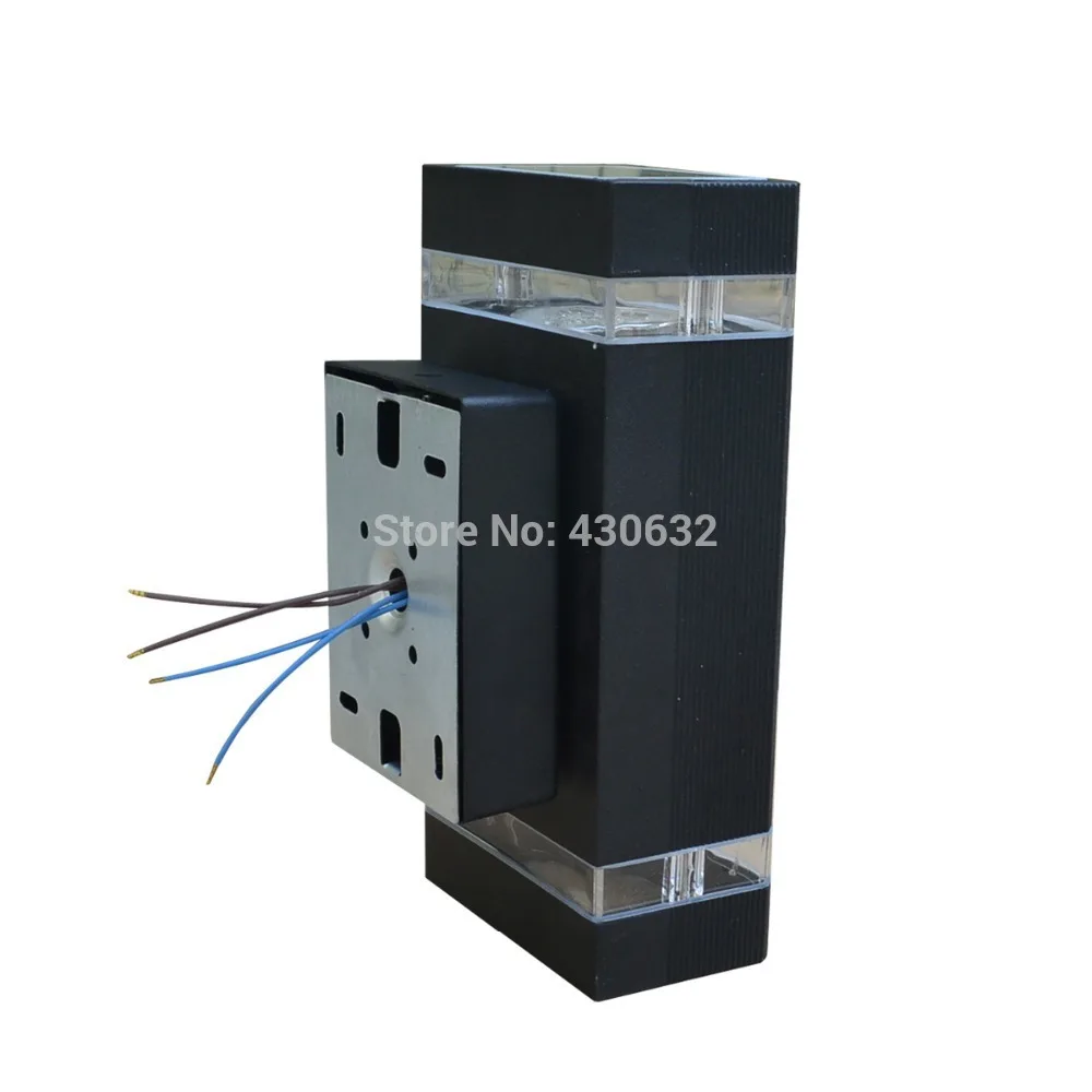 (15 шт./лот) светодиодная Водонепроницаемая наружная настенная лампа 8 Вт IP65 AC85 265V