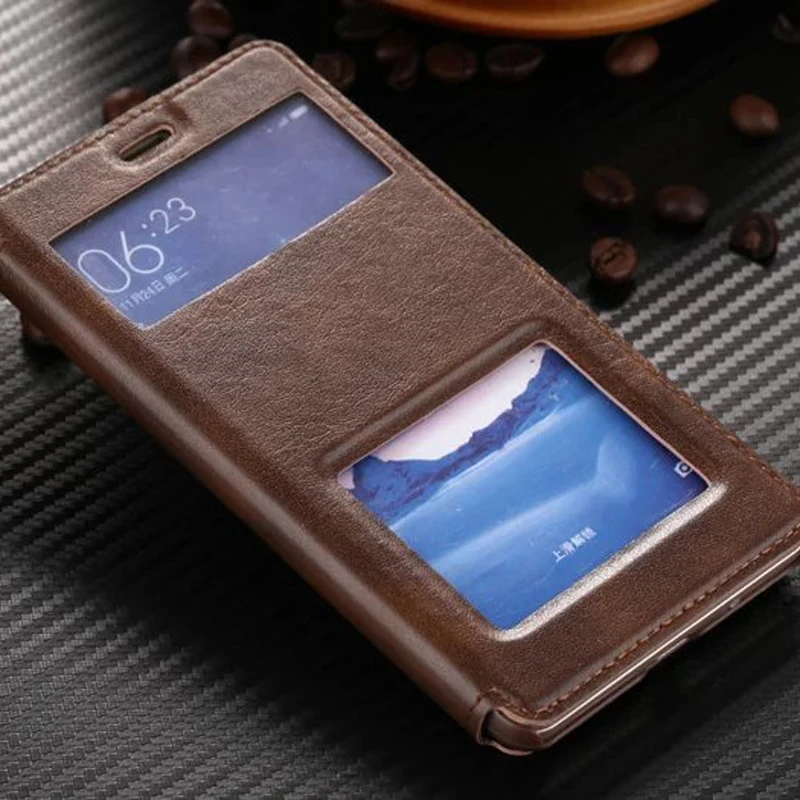 Высокое качество,, ультратонкий кожаный чехол с окошком обзора для Xiaomi Redmi 3 3 S Pro 3 S Prime, чехол, Роскошный чехол для телефона