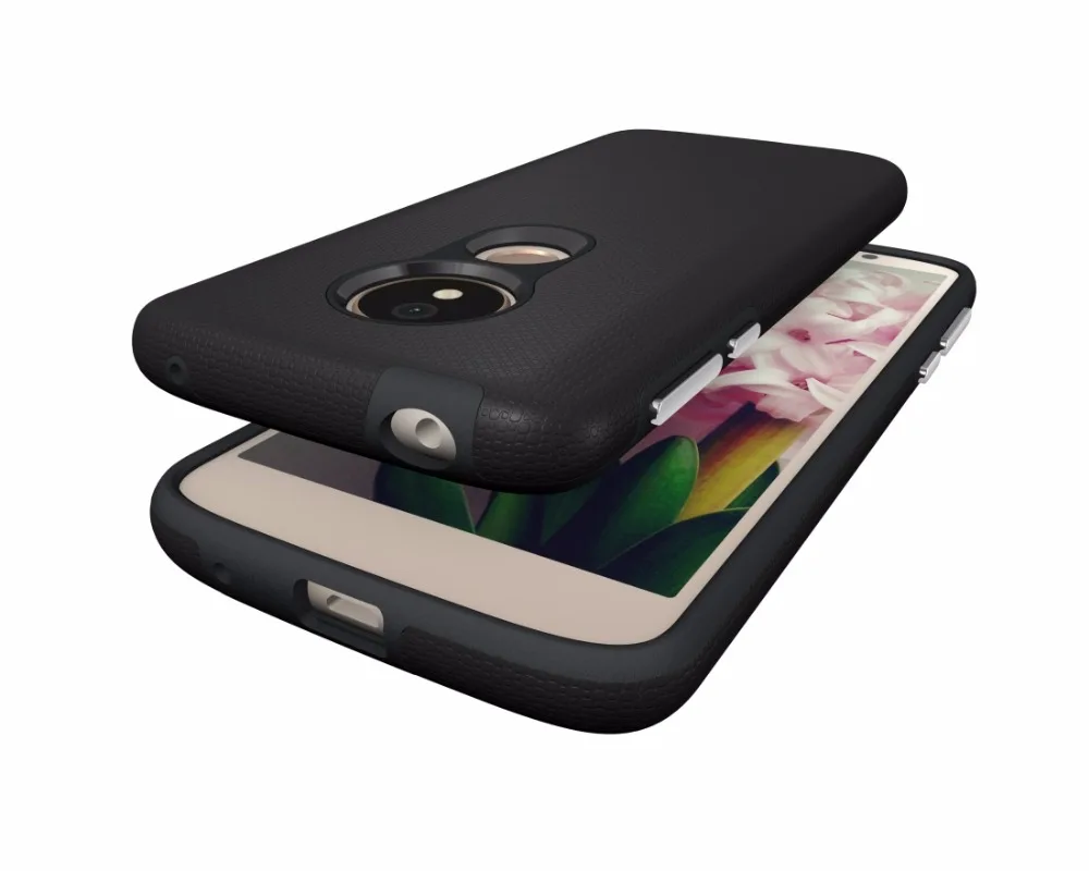 Противоскользящий защитный чехол из ТПУ + ПК для Motorola Moto G6 Play (Версия США) |