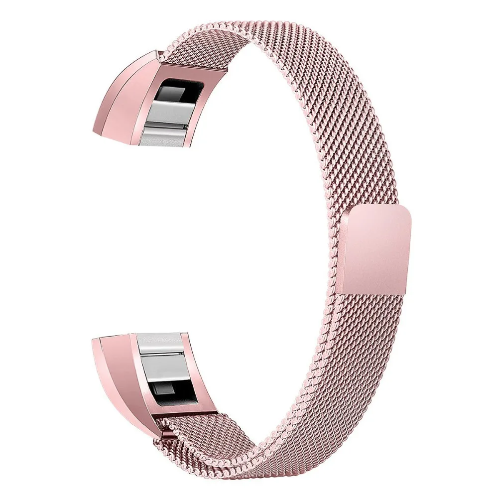 Лучшая цена Для Fitbit Alta hr/Браслеты «Alta» Замена Milanese Loop Нержавеющая сталь металлические полосы/маленький большой размер Прямая