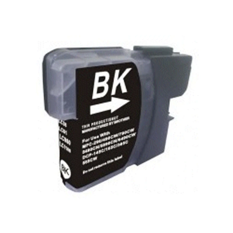 Einkshop 4 x Черный чернильный картридж для Brother LC980 LC1100 LC38 LC67 LC61 DCP-145C DCP-165C DCP-185C |