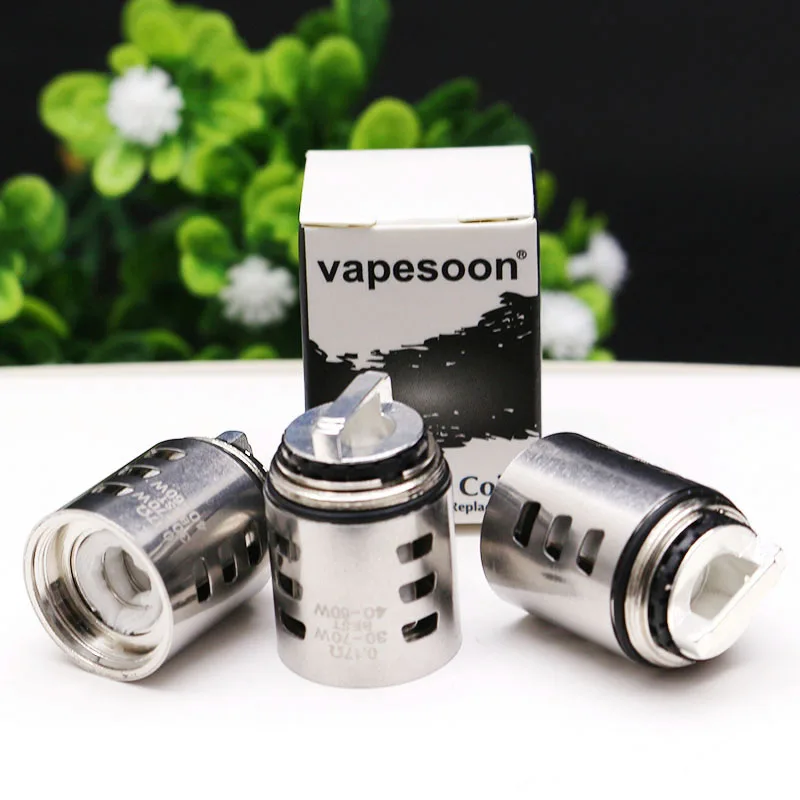 Оптовая продажа 5 шт./партия оригинальная катушка Vapesoon TFV12 Prince Q4 M4 T10 X6 сменная