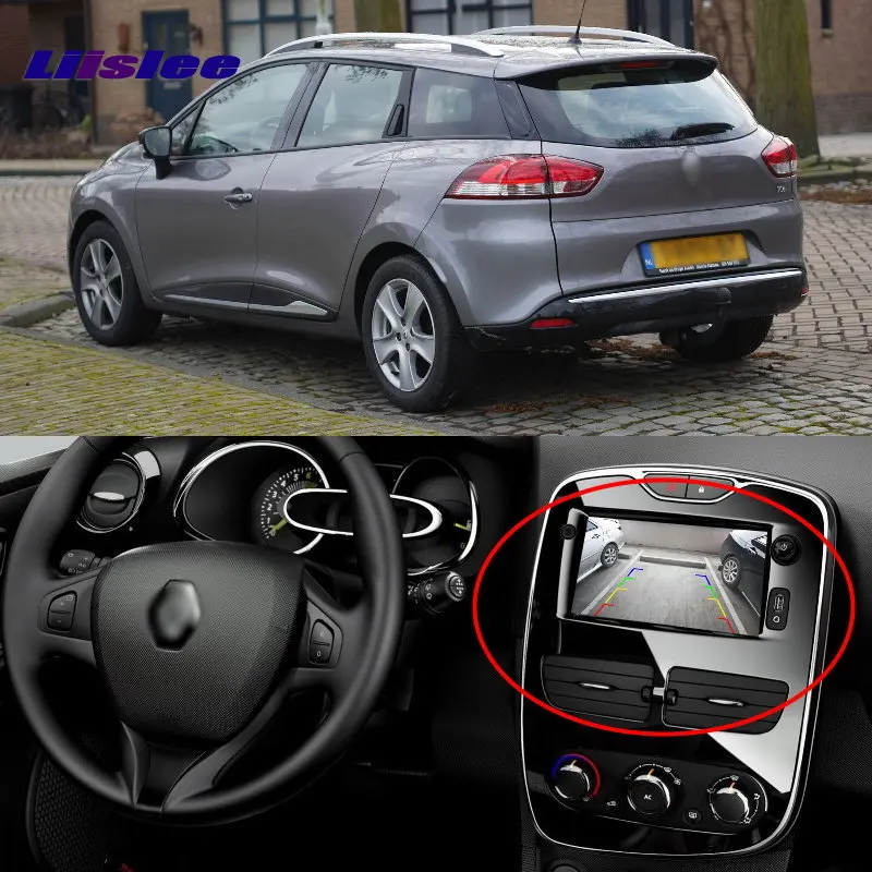 Liislee HD SONY Автомобильная задняя камера для Renault Clio 4 IV 2012 ~ 2018 интеллектуальная