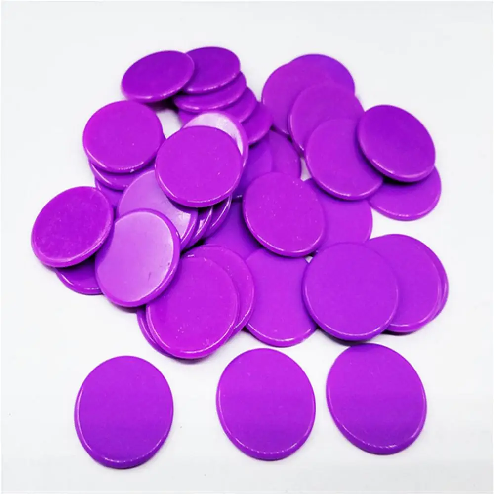 light purple 100 шт./пакет детские математические игрушки Монтессори материалы Детские обучение количество соответствует раннего образования прозрачный Пластик монет детские игрушки - Цвет: light purple