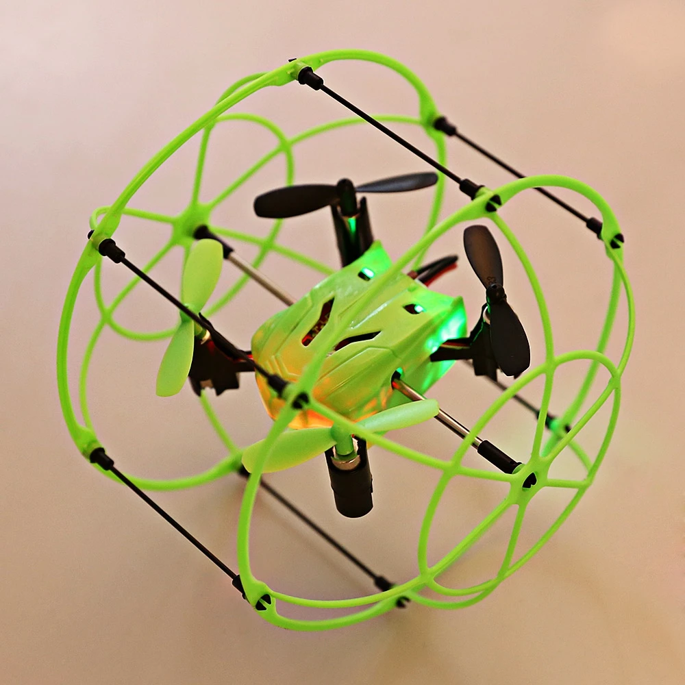 Прогулки Восхождение летающие Режимы 3 в 1 RC дроны летящего вертолета 2.4 ГГц 4CH