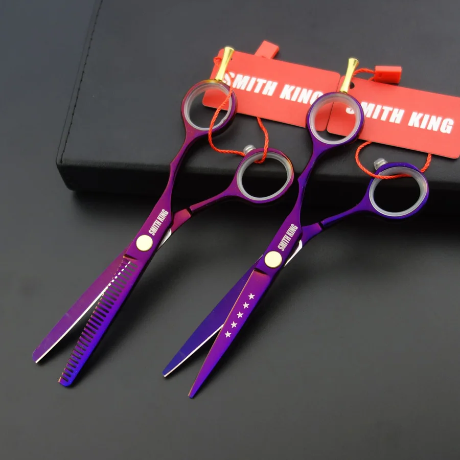 5.5 inch Professional Hair dressing scissors sets Cutting scissors+Thinning scissors+Thinningcomb+comb+kits super | Красота и