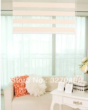 Бесплатная доставка Популярные полосатые жалюзи/двухслойные роликовые