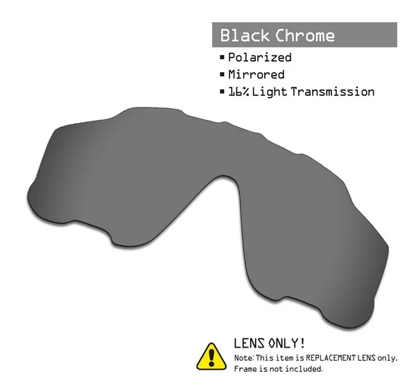 Black Chrome SmartVLT поляризованные Сменные линзы для солнцезащитных очков Окли Jawbreaker-несколько вариантов - Цвет линз: Black Chrome