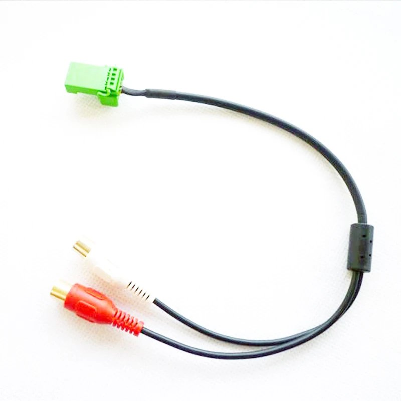Biurlink Автомагнитола Aux вспомогательный кабель 2RCA аудио адаптер для Honda Scosche HAAXB 2002