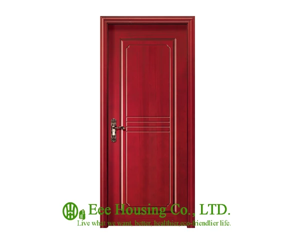 Облицованная дверь из древесины толщиной 40 мм для квартиры искусственная