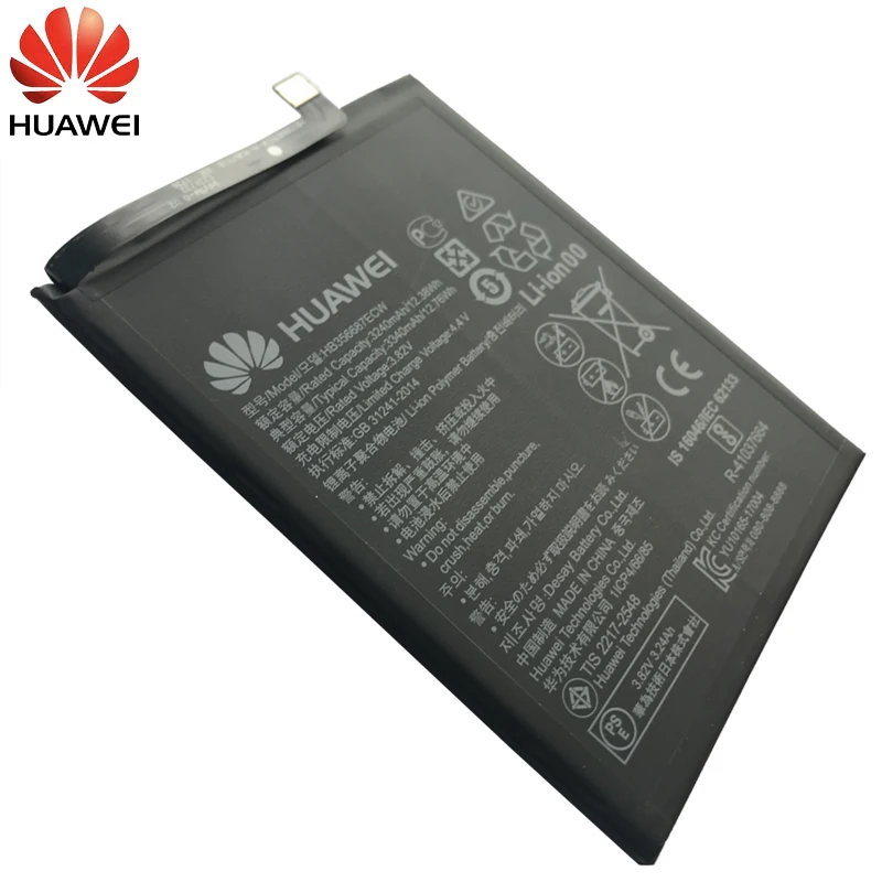 Huawei оригинальный аккумулятор для телефона HB356687ECW Nova 2 plus 2i honor 9i 7X huawei G10 Mate 10 lite 3340mAh