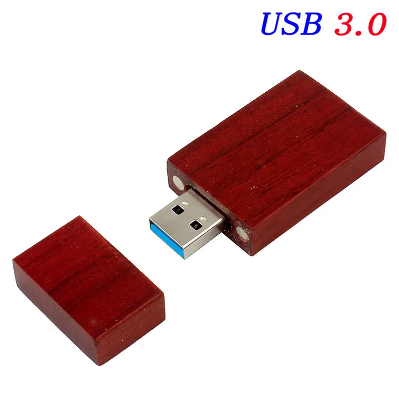 Rose wood JASTER деревянный блок USB флеш-накопитель Красная деревянная Флешка 4 ГБ 8 ГБ 16 ГБ 32 ГБ флеш-накопитель карта памяти U диск Подарок USB 3,0 - Цвет: Rose wood