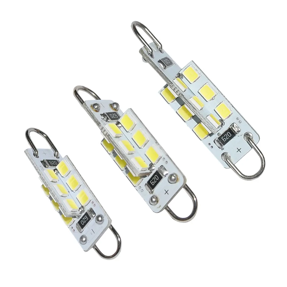1 шт. гирлянда 39 мм 42 44 24SMD светодиодный лампы 2835 SMD 2 4 Вт авто интерьер купола