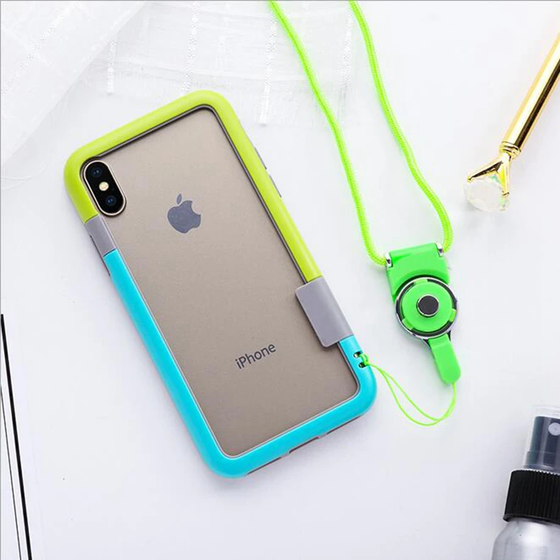 Hotr для iphone X бампер чехол гибкий, мягкий, полиуретановый бампер чехол для Apple X резиновая рама Fundas Handcord ударопрочный чехол