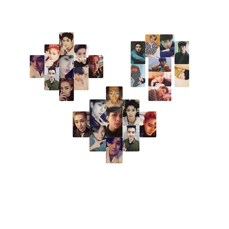 Youpop KPOP EXO K M точное Лото завод 3 EX'ACT альбом самодельные бумажные карты K-POP Подпись LOMO фото карта Фотокарта