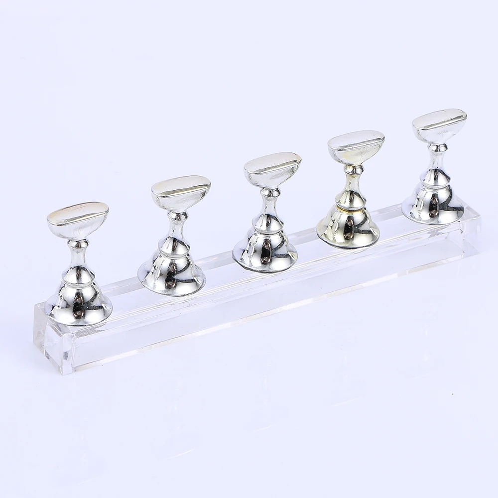 1 Набор Магнитных накладных ногтей демонстрационный стенд для практики и