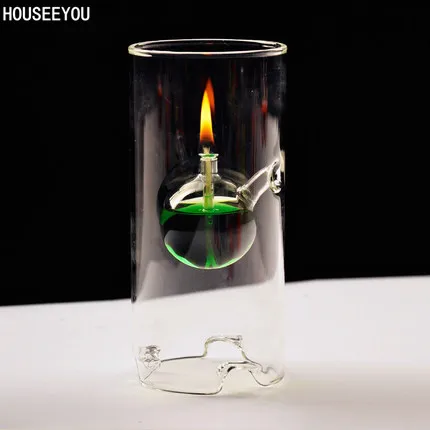 Креативный подсвечник прозрачные стеклянные подсвечники масляные свечи