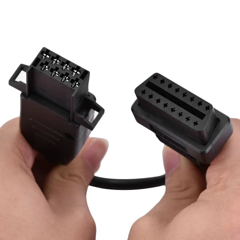 Удлинитель кабеля для грузовика Volvo 8Pin к OBD2 16Pin Female подходит 8 Pin или 88890306 Vocom|truck