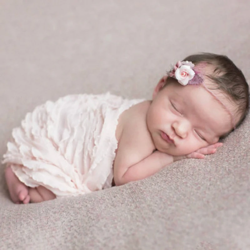 Детские реквизит для фотосъемки одеяла растягивающиеся вязаные гамак