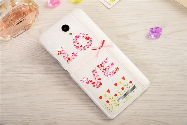 Кристалл Rhinestone Bling для Xiaomi Redmi Note 2 Чехол футляр Защитная крышка 3D алмаз телефон