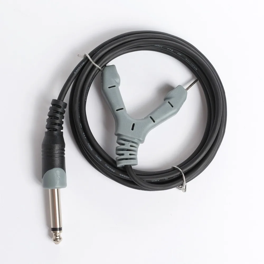 Серый 6FT EZ Iwork Premium Mono Jack Plug/RCA соединения татуировки Клип шнур кабель легкий для татуировки и питания