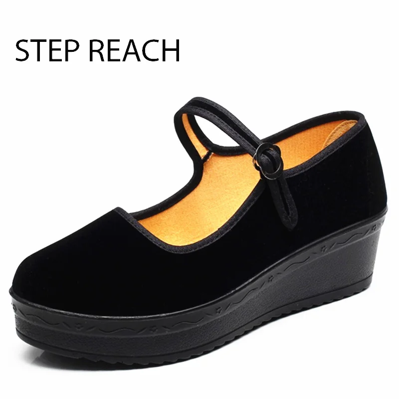 STEPREACH/женская модная повседневная обувь женская увеличивающая рост на танкетке с