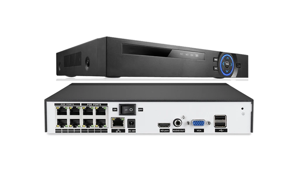 H.265 8CH 5MP POE NVR безопасности системный комплект для фотокамеры 4.0MP POE IP камера в/наружное водонепроницаемое домашнее CCTV видеонаблюдение сетевое записывающее устройство в комплекте