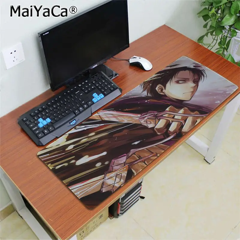 

Maiyaca Hot Sales Attack on Titan Office Mice Gamer Soft Mouse Pad Free Shipping Large Mouse Pad Keyboards Mat
