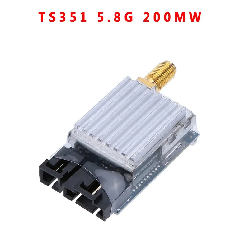 FPV 2 0 км 2000 м Диапазон 5 8G 200mW AV Беспроводной TX передатчик TS351 TS 351 для RC автомобиля