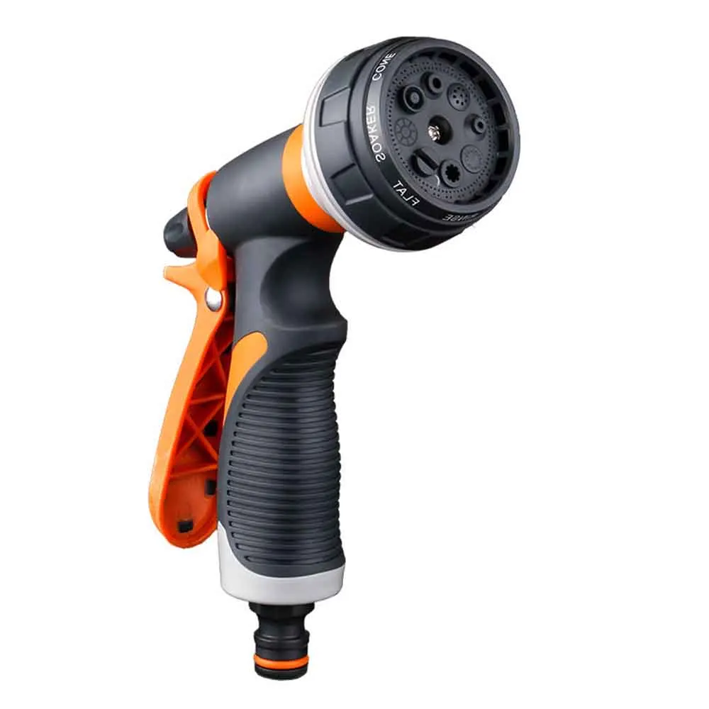 DJSona 1pc Hose Nozzle High Pressure Spray Flow Control Plant Watering Sidewalk Clean tornado Car Cleaning Gun Washing Tool | Автомобили и