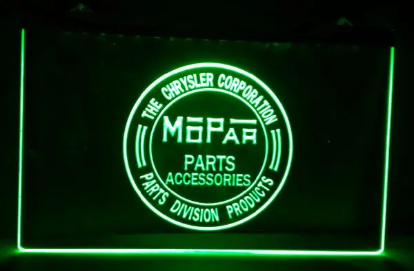 Детали Chrysler Mopar пивной бар паб светодиодный светодиодная неоновая вывеска