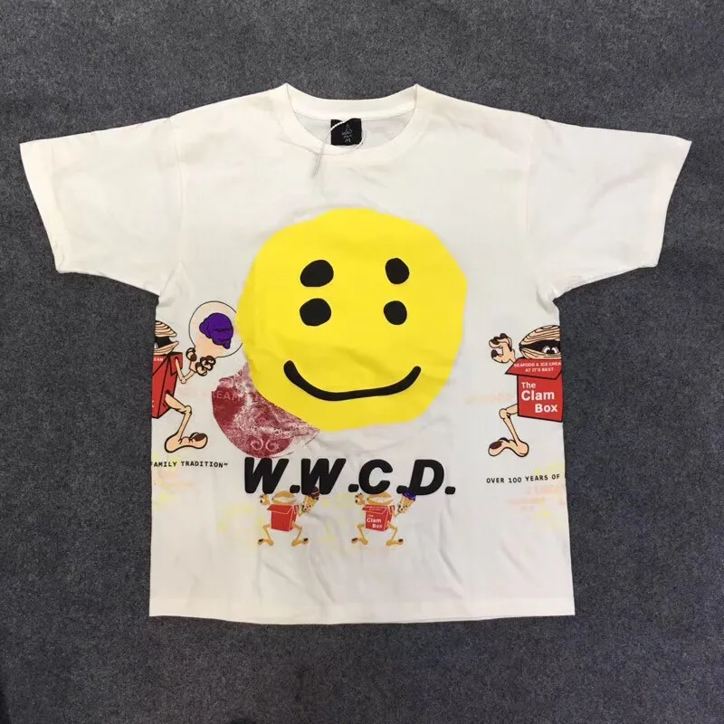 Kanye CPFM.XYZ W.W.C.D. Футболка лучшего качества для мужчин и женщин стильные летние