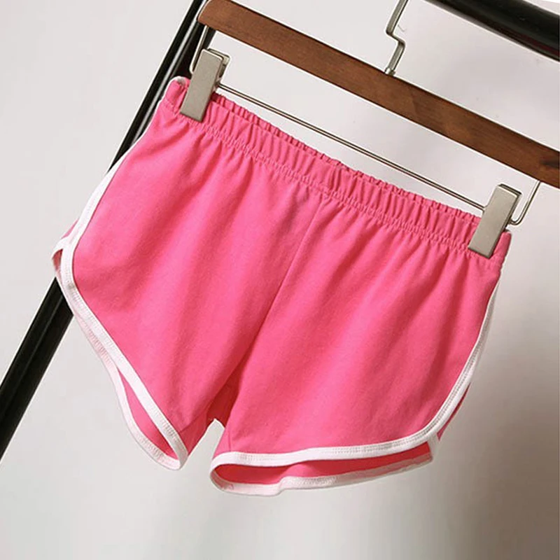 2 PCS pink SHUJIN 2 шт. спортивная одежда свободные шорты женские повседневные Лоскутные короткие брюки сексуальные с высокой талией Летние черные шорты размера плюс - Цвет: 2 PCS pink
