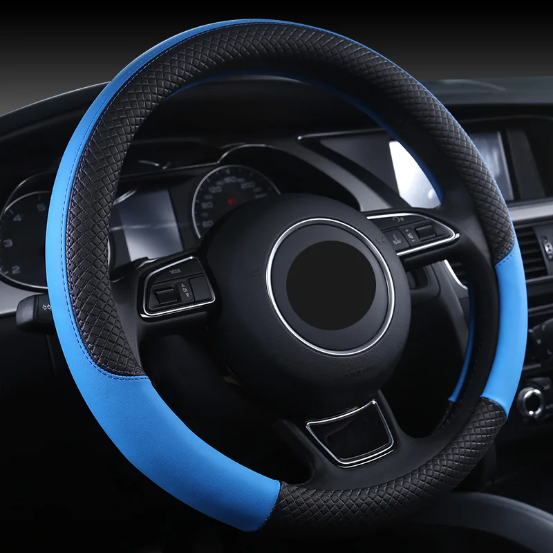 38 см чехол для руля из кожи на ощупь микро волоконный кожаный крутой летний